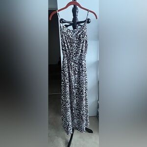 Faded Glory Black and White Maxi Dress